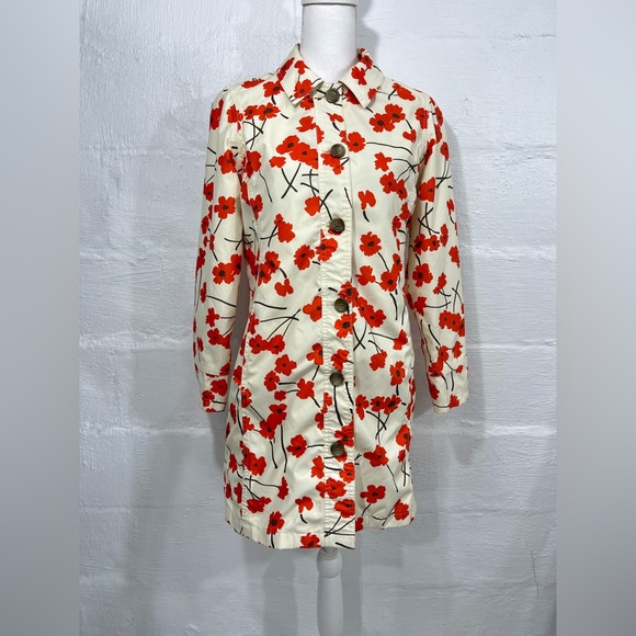 LANDS' END FLORAL POPPY RAIN COAT - Picture 8 of 16